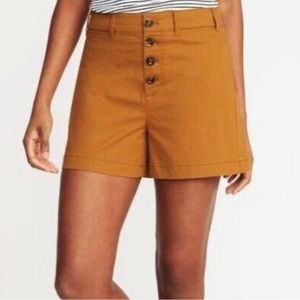 NWT Old Navy | High Rise Button Fly Short | Cotton Size 10
